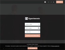 Tablet Screenshot of inapartments.pl